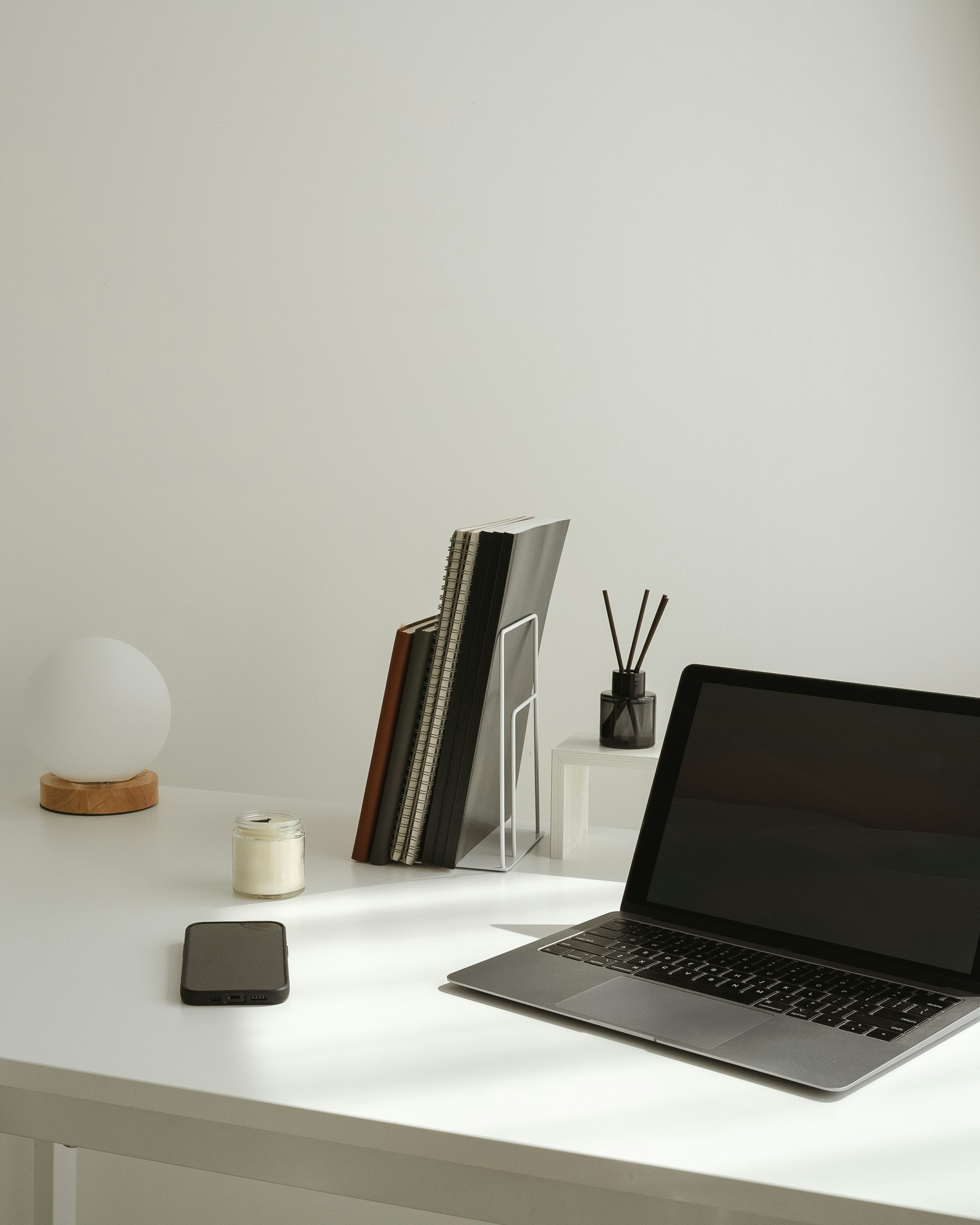 Minimal desk workspace